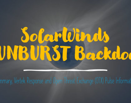 SolarWinds Breach - SUNBURST Trojan - IOCs