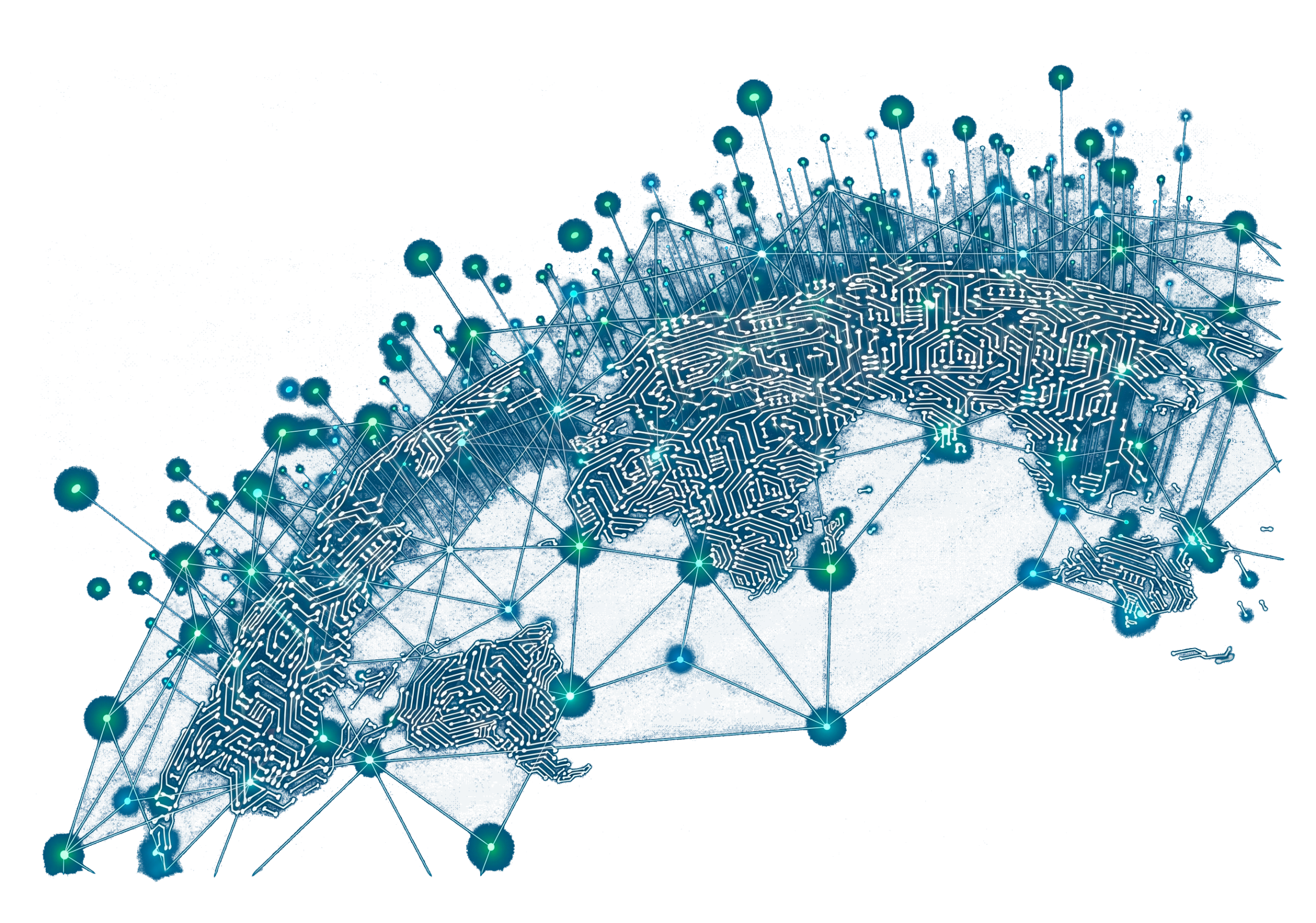 Vertek 24/7 Managed Security Operations Center infrastructure map